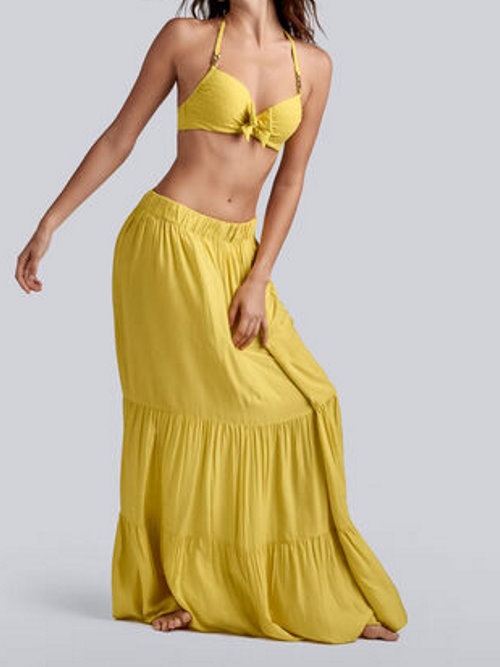 Marlies Dekkers Badmode Sunglow geel strandmode