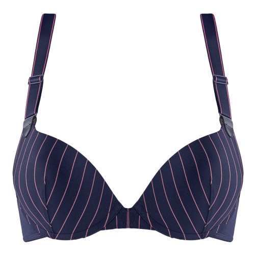 Marlies Dekkers Gloria marine blauw/roze push up bh