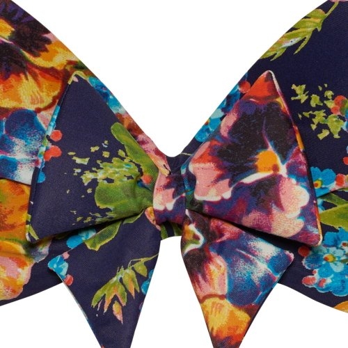 Marlies Dekkers Badmode Jardin des Fleurs marine blauw/print push up bikinitop
