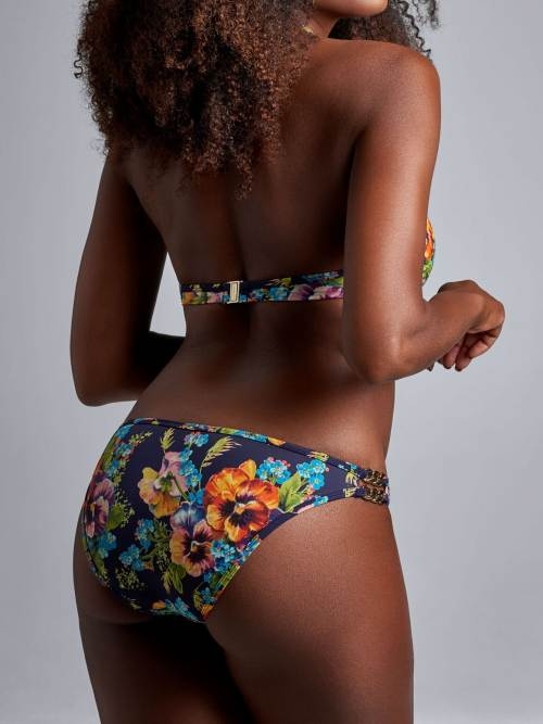 Marlies Dekkers Badmode Jardin des Fleurs marine blauw/print voorgevormde bikinitop