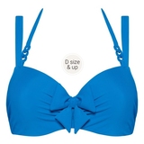 Marlies Dekkers Badmode Papillon blauw voorgevormde bikinitop