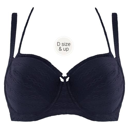 Marlies Dekkers Badmode Holi Vintage marine blauw voorgevormde bikinitop