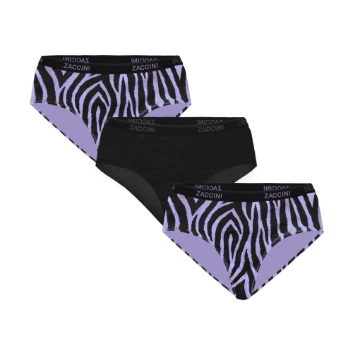 Zaccini Zebra zwart/wit short