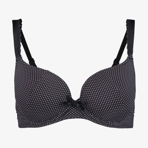 LingaDore Daily Uni Fit zwart/roze voorgevormde bh