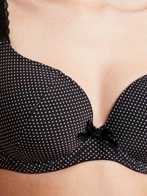 LingaDore Daily Uni Fit zwart/roze voorgevormde bh