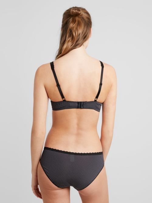 LingaDore Daily Uni Fit zwart/roze voorgevormde bh