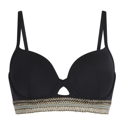 LingaDore Beach Jaimi zwart voorgevormde bikinitop