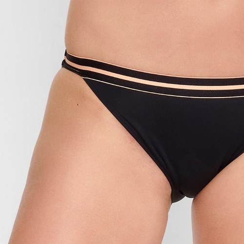 LingaDore Beach Black Panter zwart bikini broekje