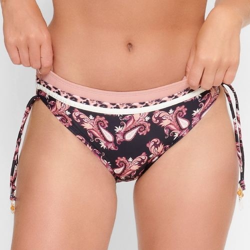 LingaDore Beach Paisley Love zwart/print bikini broekje