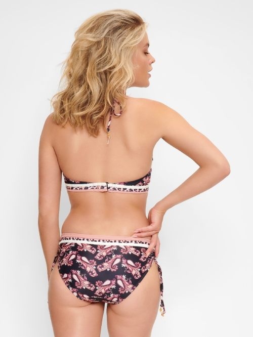 LingaDore Beach Paisley Love zwart/print bikini broekje