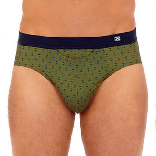 HOM Lauris khaki heren slip