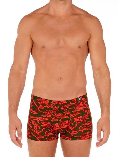 HOM Catalan groen/print boxershort