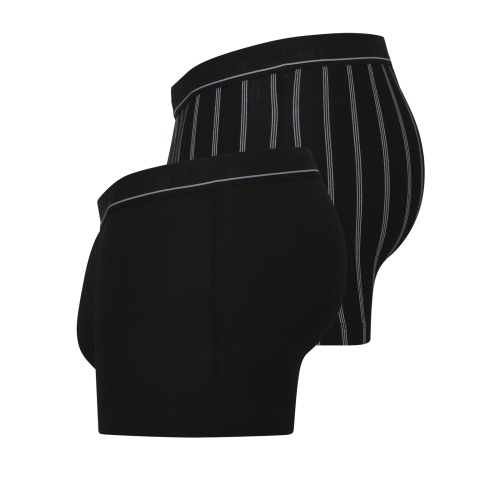 Bugatti Venetië zwart/print boxershort