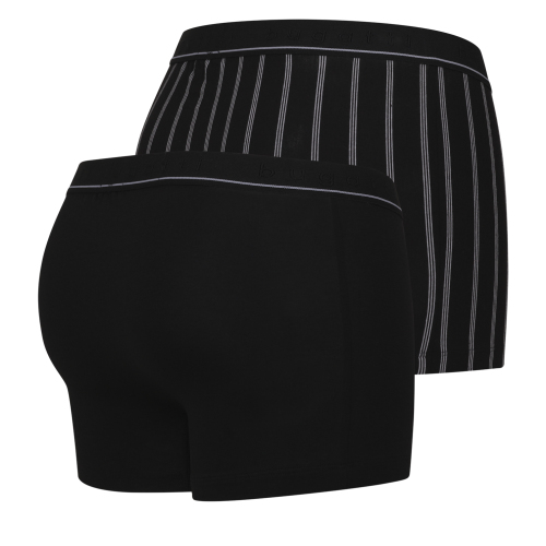Bugatti Venetië zwart/print boxershort