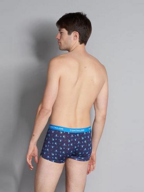 Tom Tailor Sailing blauw/print boxershort