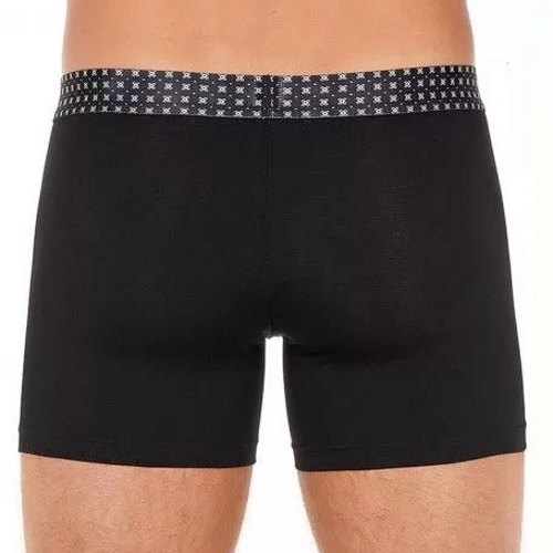 HOM Tommy zwart/print boxershort