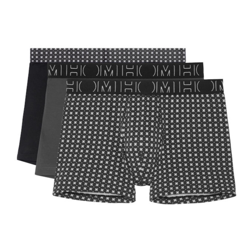 HOM Tommy zwart/print boxershort