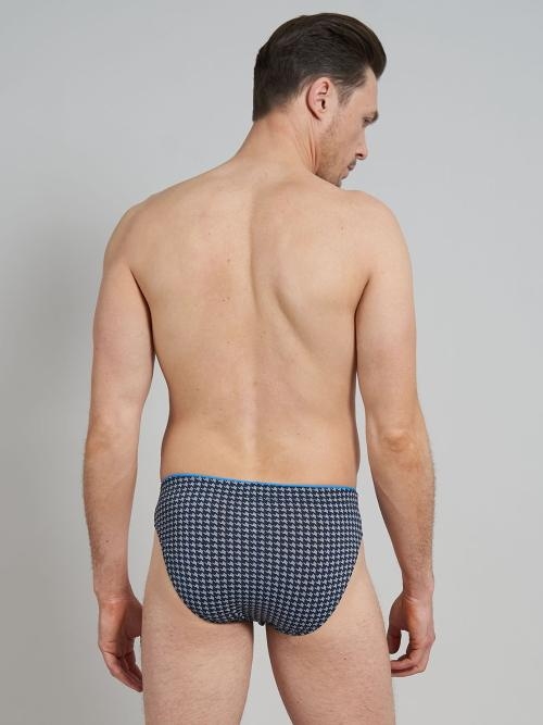Tom Tailor Blue Medium marine blauw/print heren slip