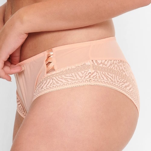LingaDore Peach Nektar peach pink high brief