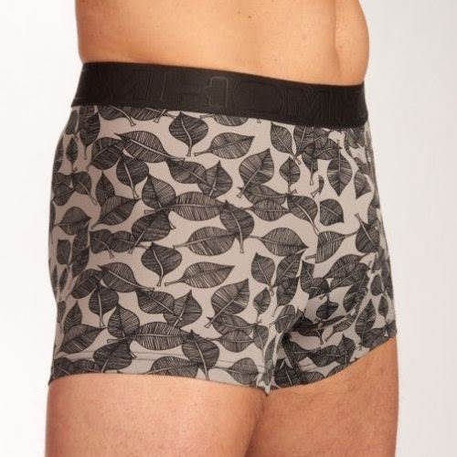 HOM Vence zwart/print sport boxer