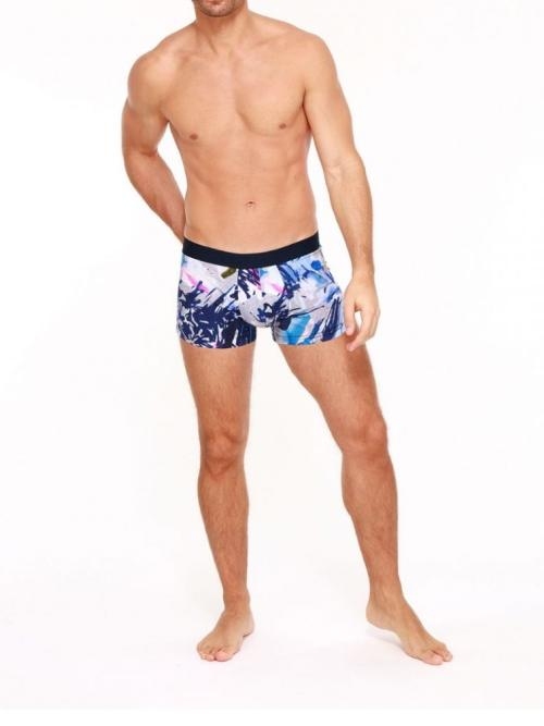 HOM Erwan blauw/multicolor boxershort