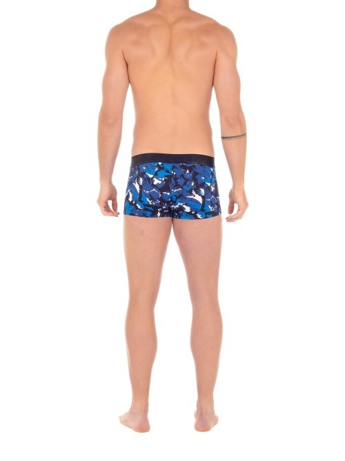 HOM Madrague blauw/print boxershort