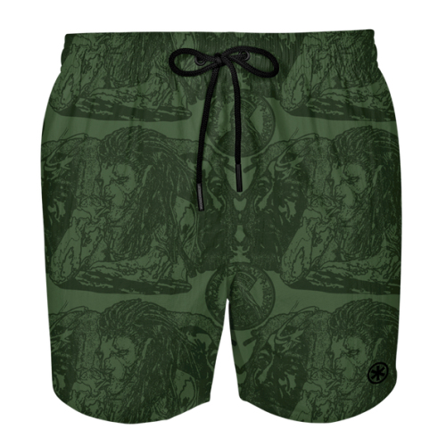 Muchachomalo Water React groen/print zwemshort