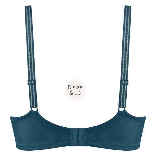 Marlies Dekkers The Adventuress blauw niet voorgevormde bh