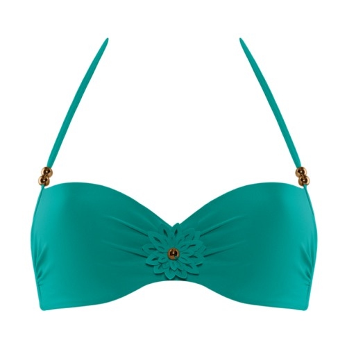 Marlies Dekkers Badmode La Flor groen voorgevormde bikinitop