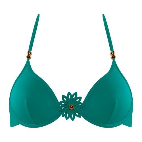 Marlies Dekkers Badmode La Flor groen soft-cup bikinitop