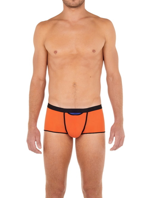 HOM Plume Up oranje sport trunk