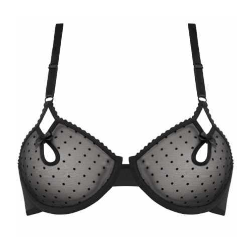 Marlies Dekkers Peekaboo zwart niet voorgevormde bh