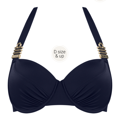 Marlies Dekkers Badmode Royal Navy marine blauw voorgevormde bikinitop
