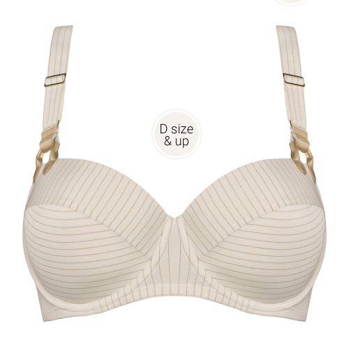 Marlies Dekkers Gloria ivoor/print voorgevormde bh