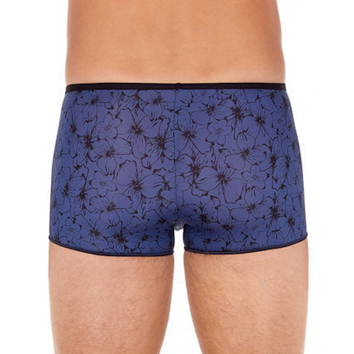 HOM Nassau blauw/print sport trunk