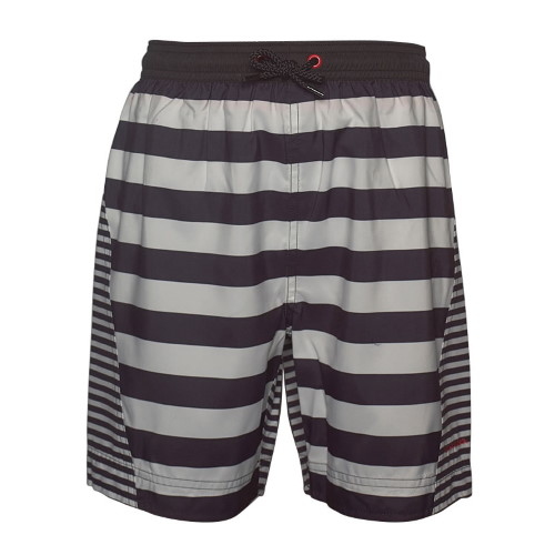 Nickey Nobel Teun grijs/wit zwemshort