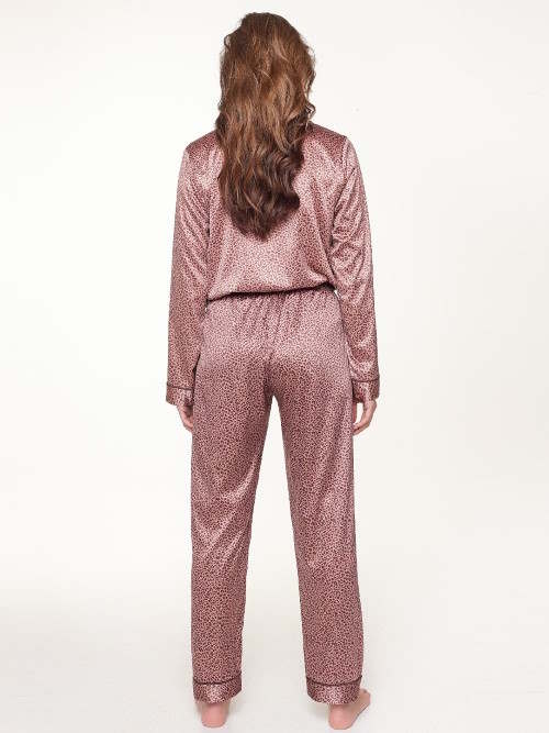 LingaDore Night Animal Cork bruin/print pyjama