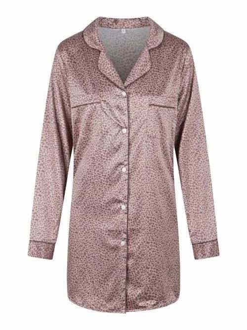 LingaDore Night Animal Cork bruin/print nachthemd