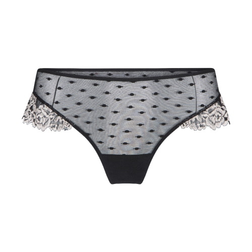 LingaDore Black & Sand zwart/ivoor brazilian