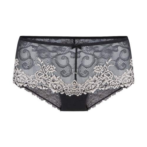 LingaDore Black & Sand zwart/ivoor short