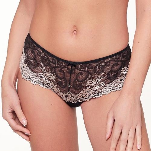 LingaDore Black & Sand zwart/ivoor short