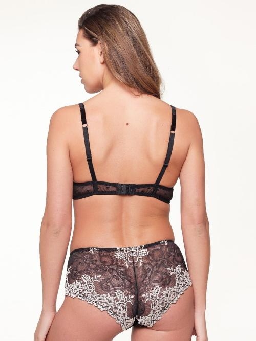 LingaDore Black & Sand zwart/ivoor short