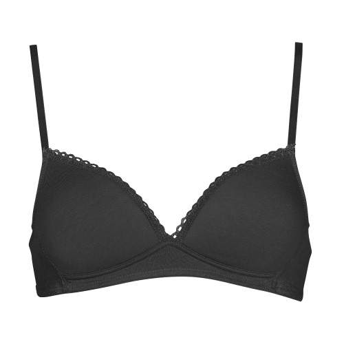 My Basic by After Eden Comfy grijs/blauw wireless bh