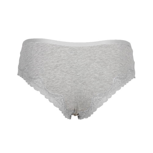 My Basic by After Eden Sporty grey melange short