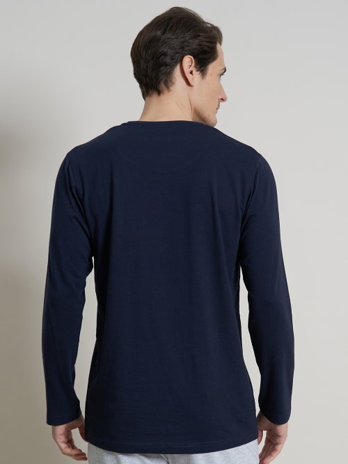 A Fish Named Fred 120002 marine blauw pyjamashirt
