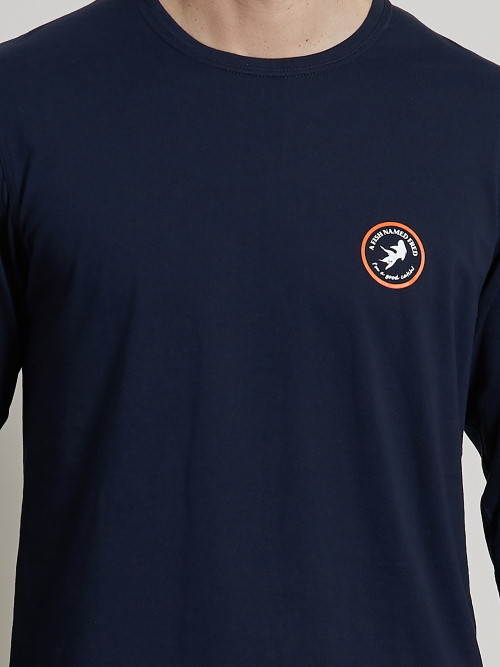 A Fish Named Fred 120002 marine blauw pyjamashirt