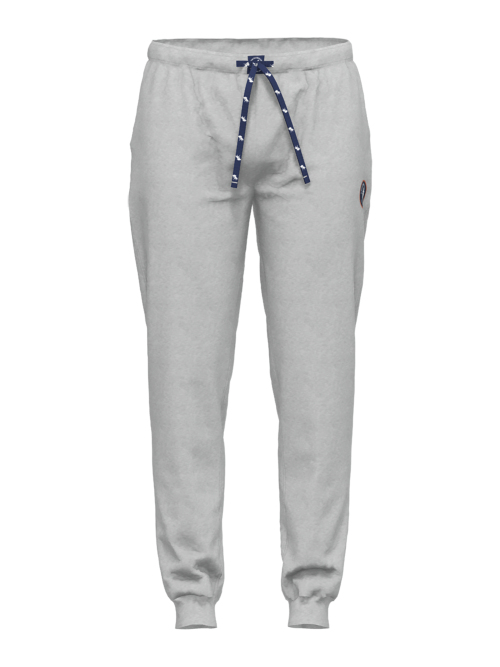 A Fish Named Fred 120010 grey melange pyjamabroek