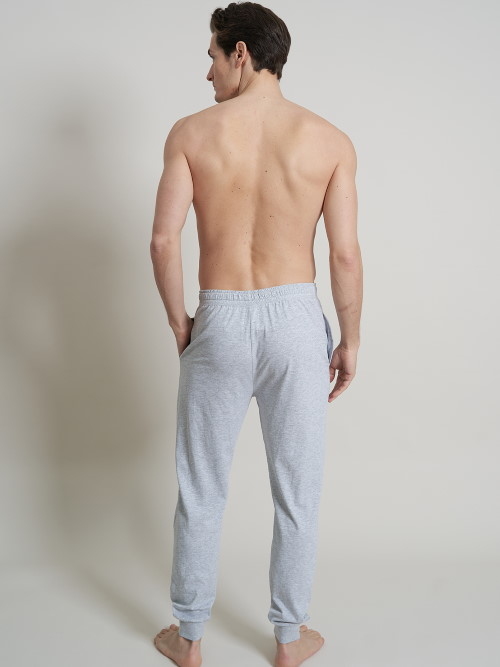 A Fish Named Fred 120010 grey melange pyjamabroek