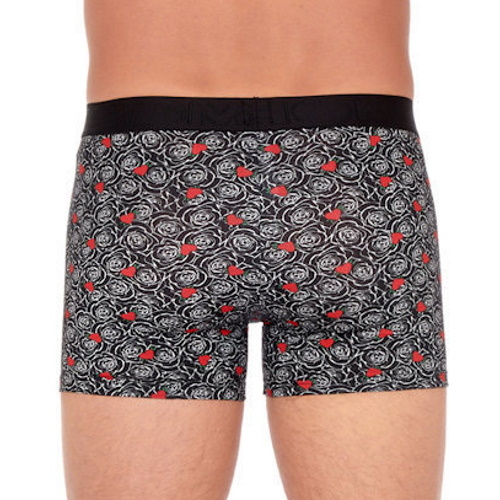 HOM Roses Love zwart/print boxershort