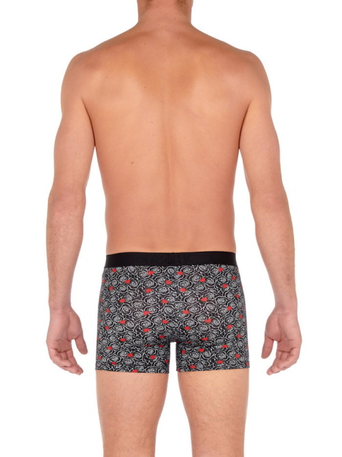 HOM Roses Love zwart/print boxershort